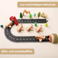 Holzspielzeug für Baby & Kinder ab 1 Jahr aus Natur-Holz mit Flugzeug-Motiv