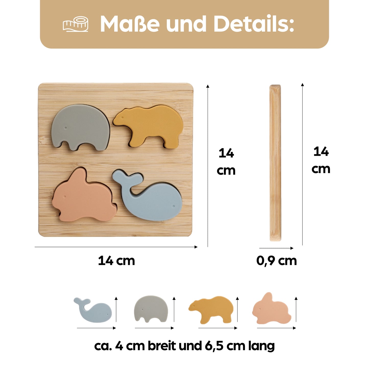 Holzpuzzle Puzzle Steckpuzzle Holzspielzeug Spielzeug Holz für Babys Kinder Kleinkinder Geschenk Geburt Kinderspielzeug Babyspielzeug Natur