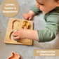 Montessori Holzpuzzle für Baby & Kinder ab 1 Jahr aus Natur-Holz mit Tier-Motiven